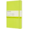 Classic Hard Cover Notebook Large Lemon Green