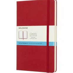 Classic Hard Cover Notebook Large Red
