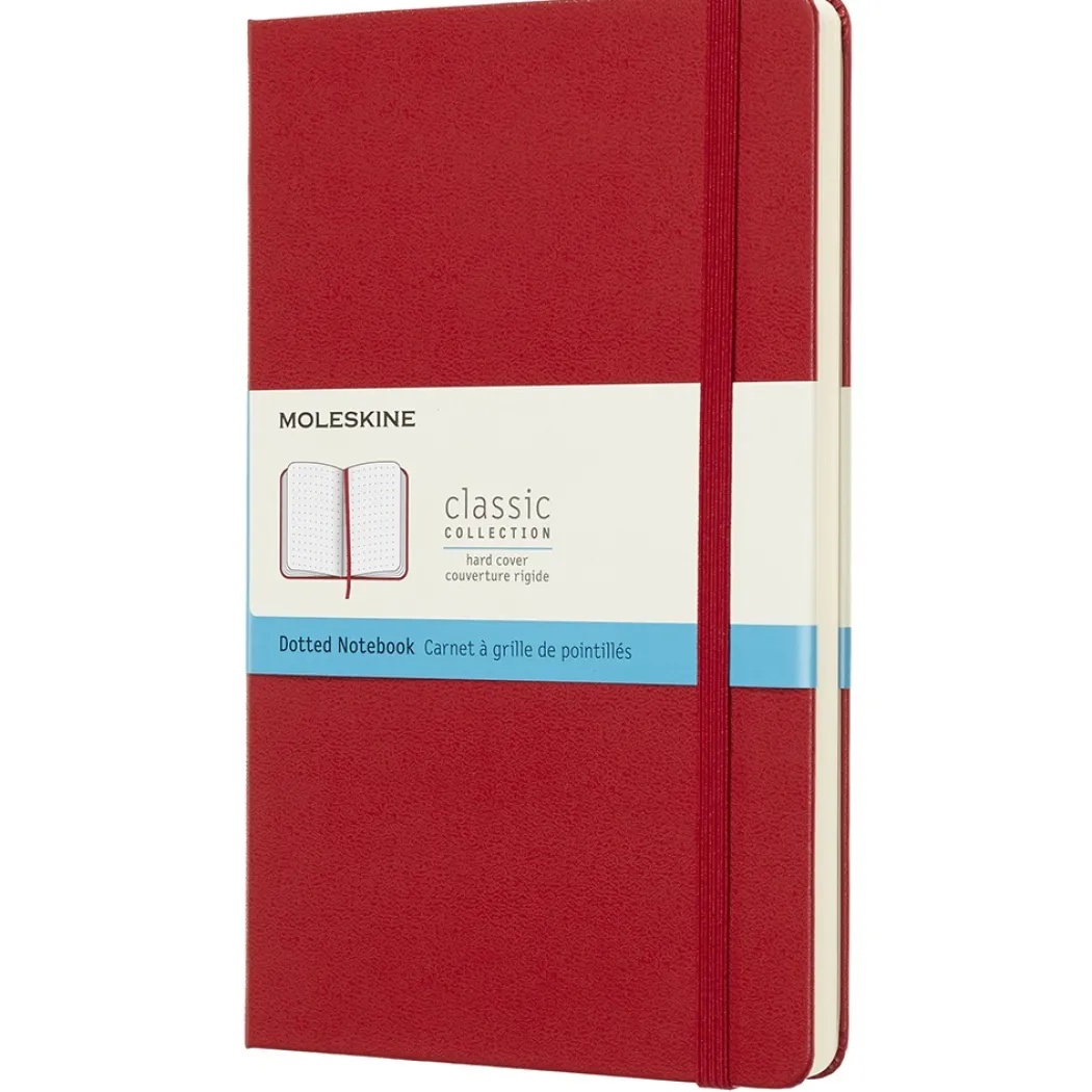 Classic Hard Cover Notebook Large Red