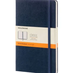 Classic Hard Cover Notebook Large Blue