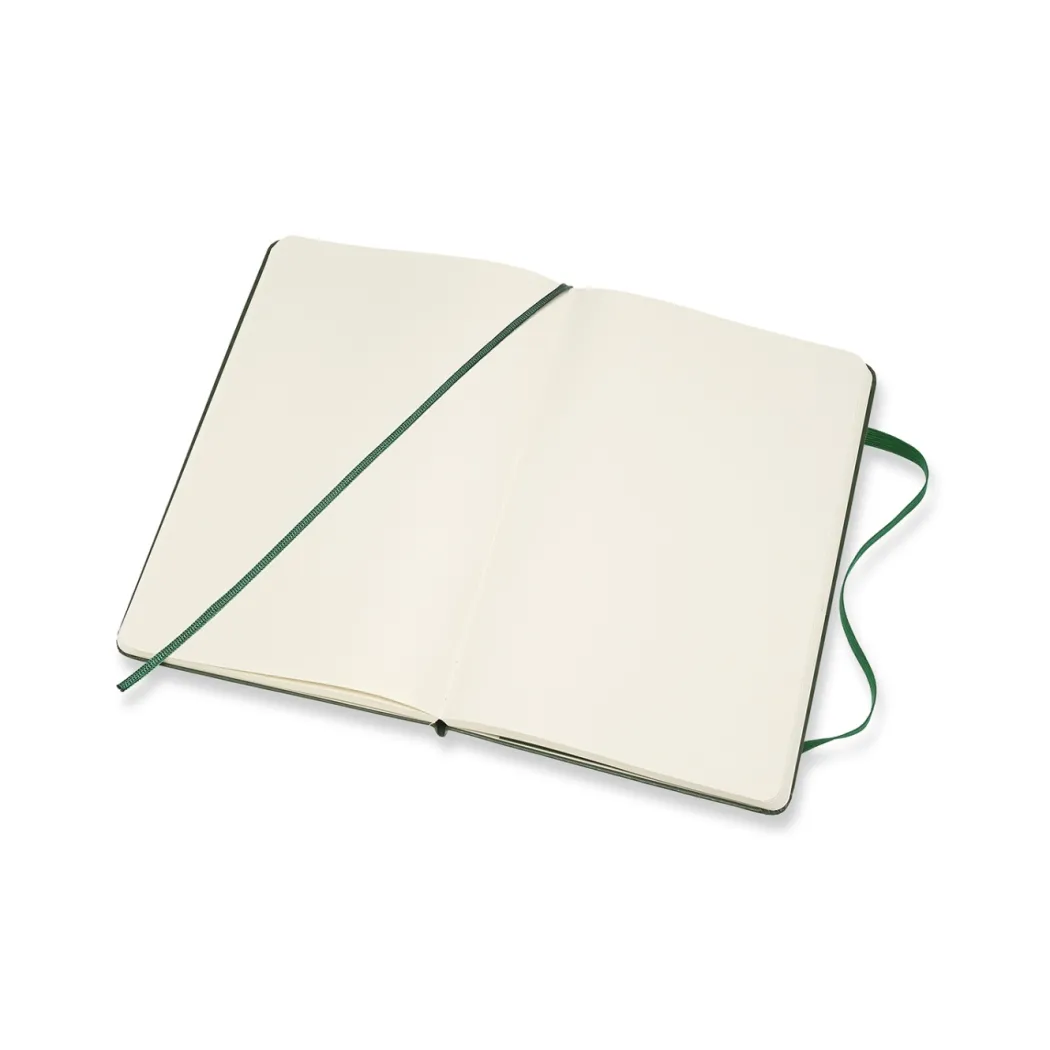 Classic Hard Cover Notebook Large Myrtle Green