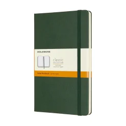 Classic Hard Cover Notebook Large Myrtle Green