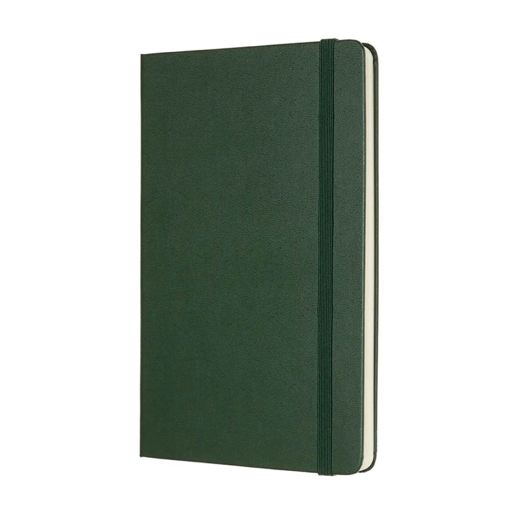 Classic Hard Cover Notebook Large Myrtle Green