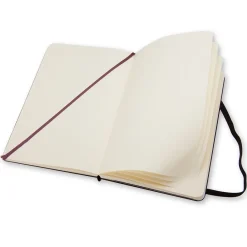 Classic Hard Cover Notebook Pocket Black