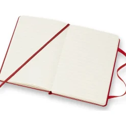 Classic Hard Cover Notebook Pocket Red