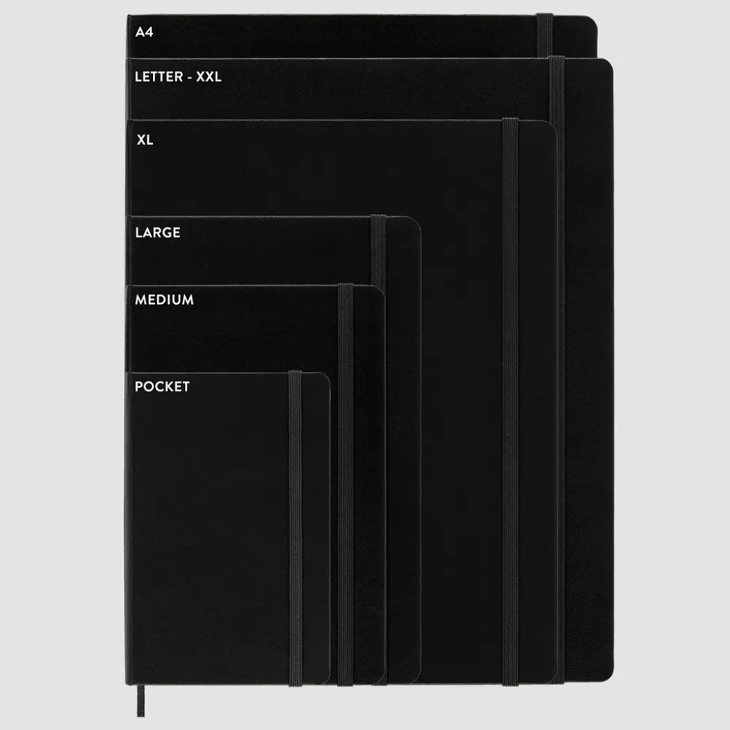 Classic Hard Cover Notebook Pocket Red
