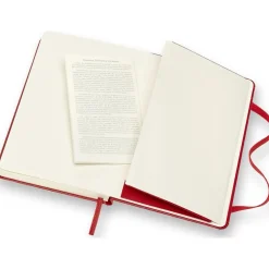 Classic Hard Cover Notebook Pocket Red