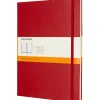 Classic Hard Cover Notebook XL Red