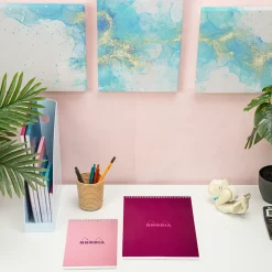 Classic Notepad Pink A5 Linjerad