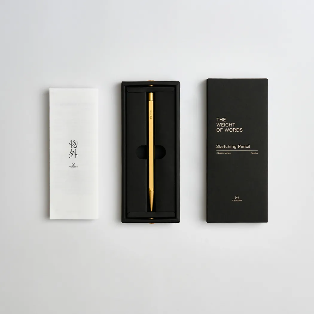 Classic Revolve Skisspenna 2 mm Brass