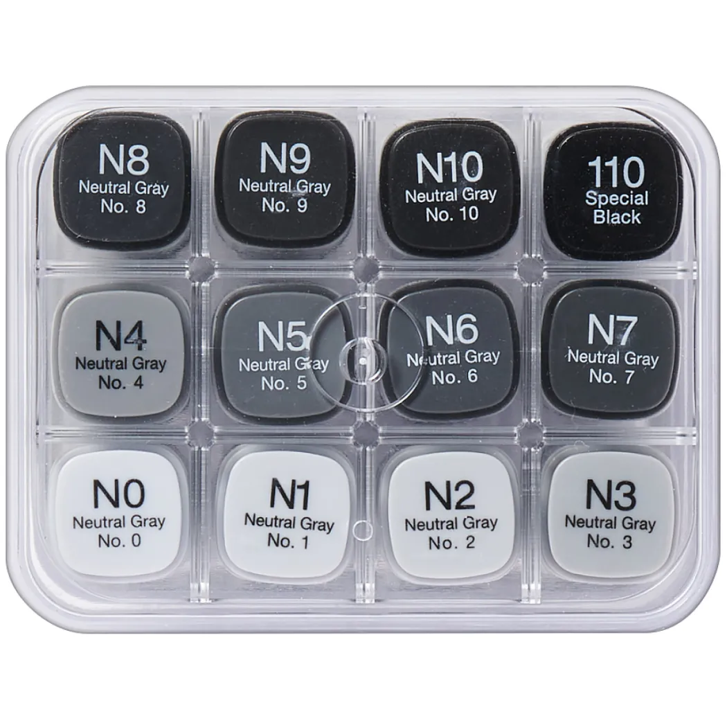 Classic 12-set Neutral Gray