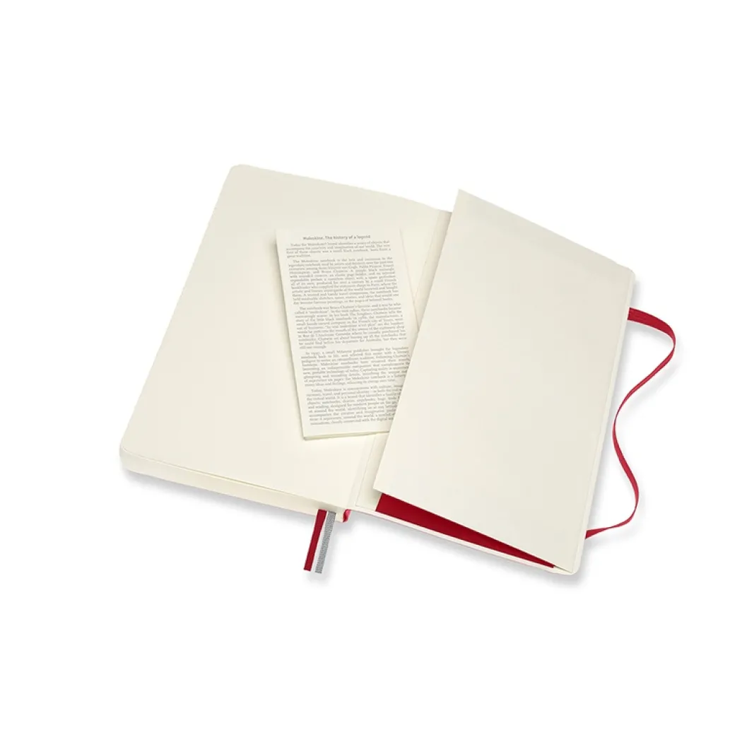 Classic Soft Cover Notebook Expanded Red