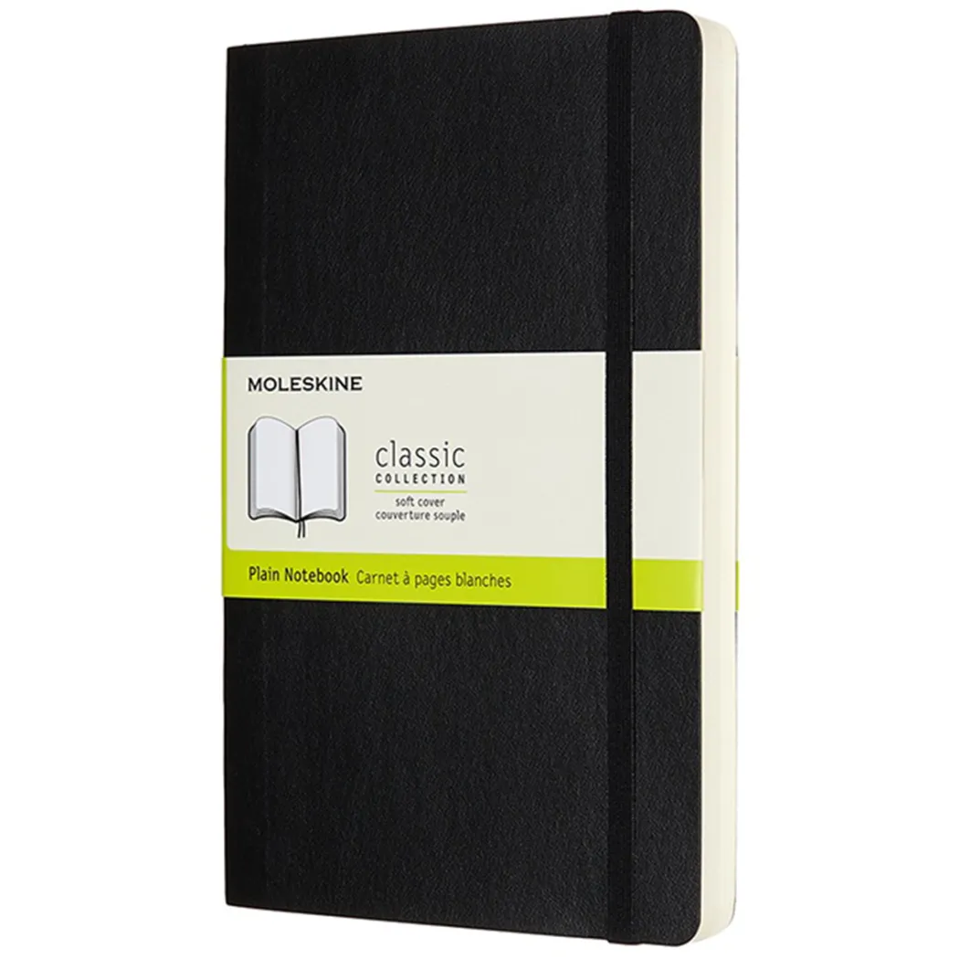 Classic Soft Cover Notebook Expanded Black