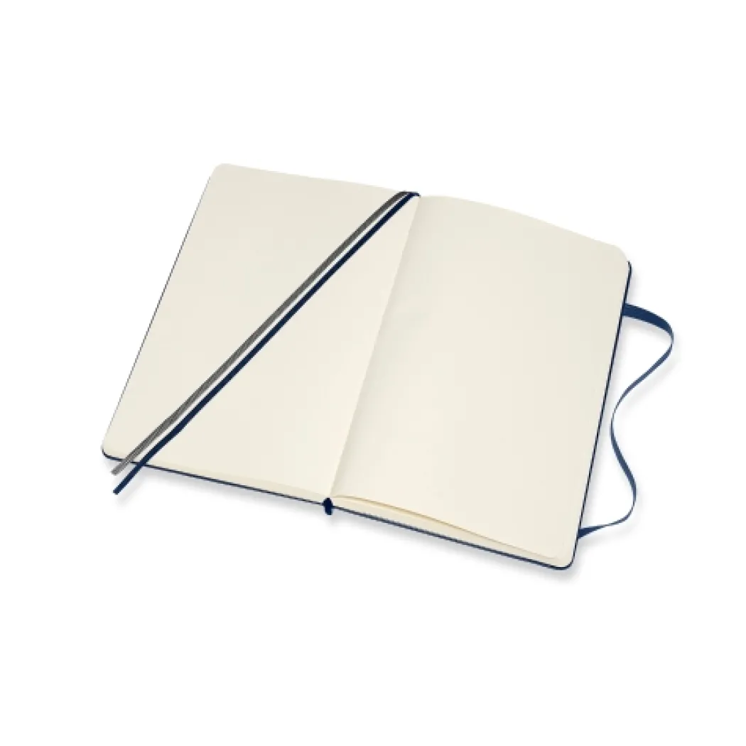 Classic Soft Cover Notebook Expanded Blue Linjerad