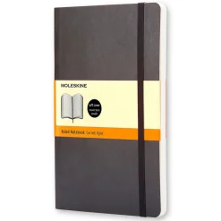 Classic Soft Cover Notebook Large Black