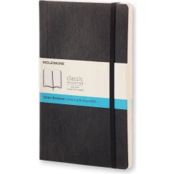 Classic Soft Cover Notebook Large Black