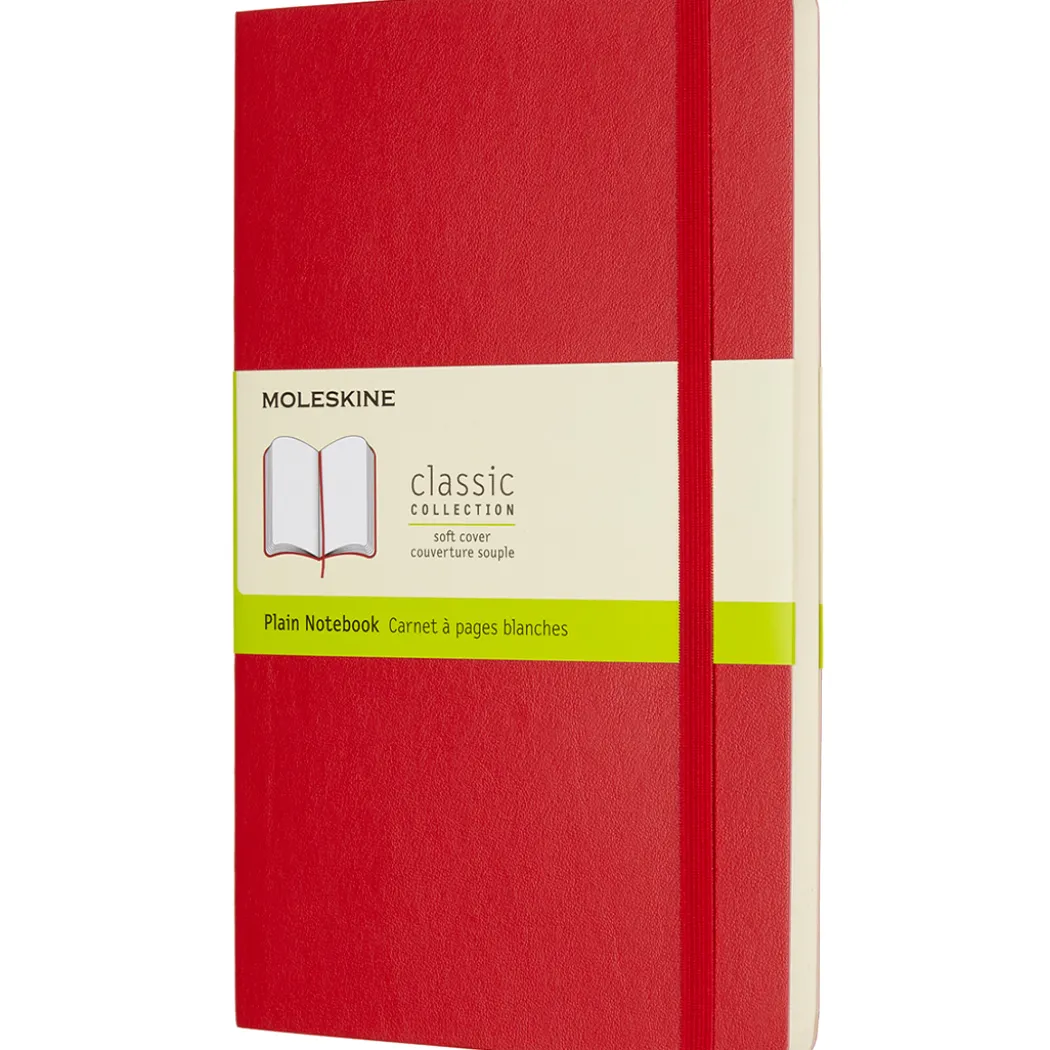 Classic Soft Cover Notebook Large Red