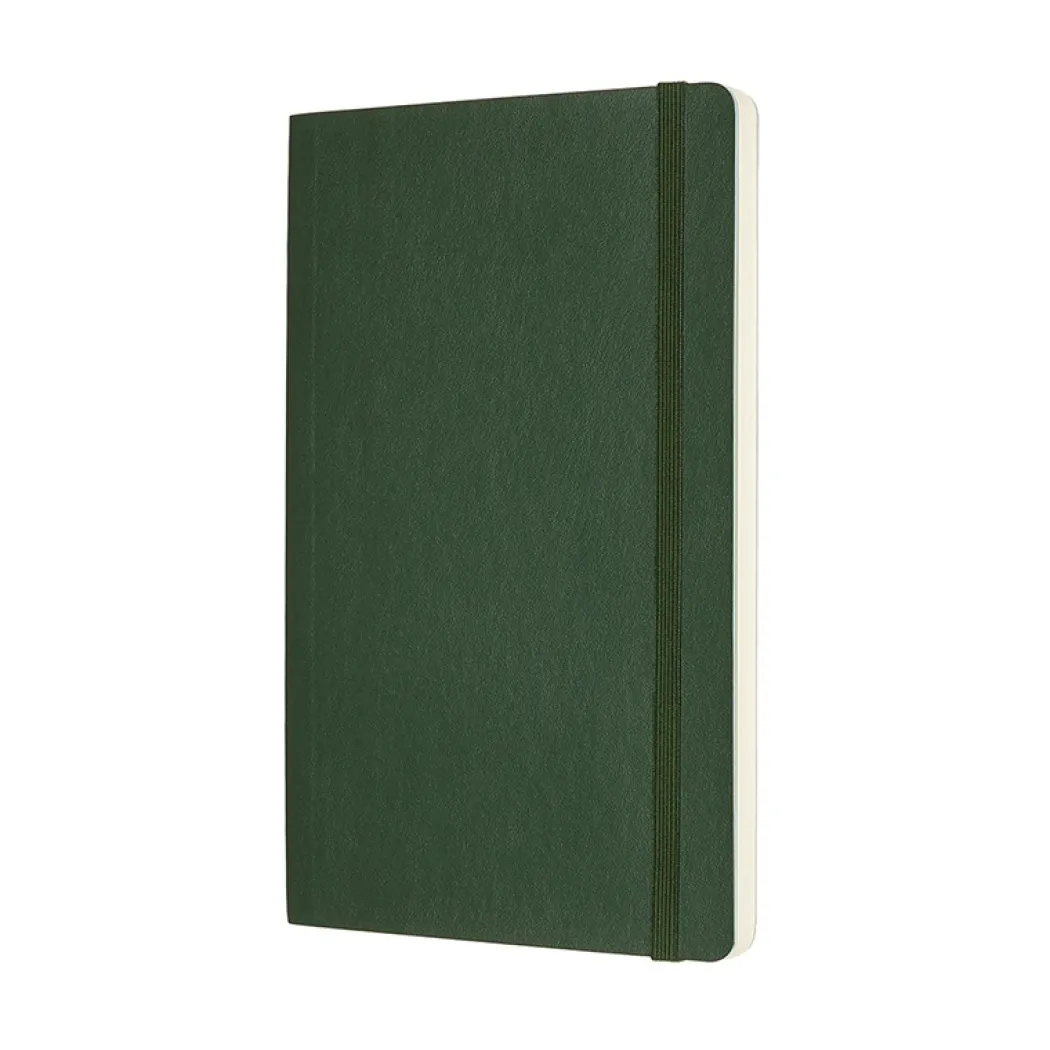 Classic Soft Cover Notebook Large Myrtle Green