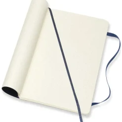Classic Soft Cover Notebook Large Blue Dotted