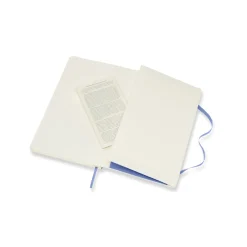 Classic Soft Cover Notebook Large Hydrangea Blue