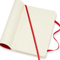Classic Soft Cover Notebook Pocket Red
