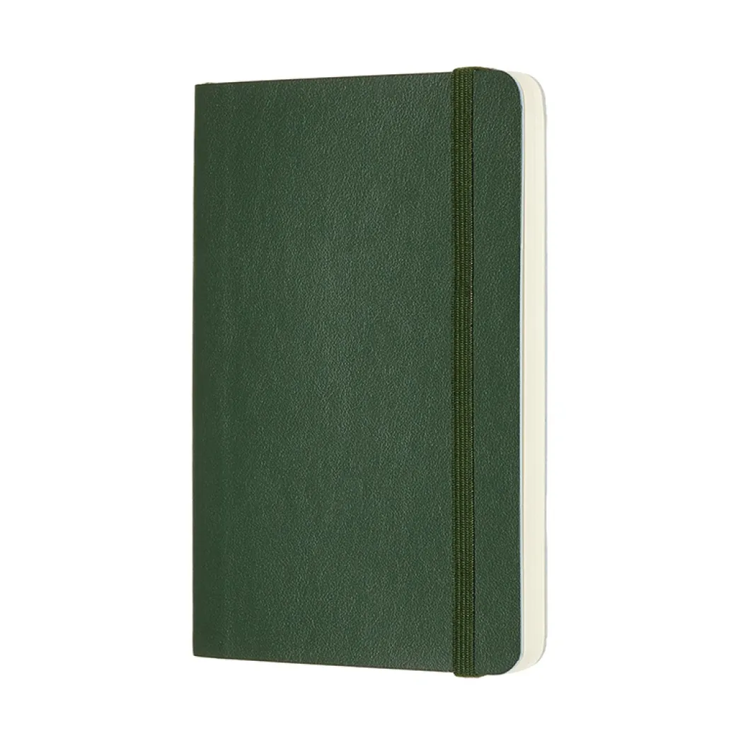 Classic Soft Cover Notebook Pocket Myrtle Green
