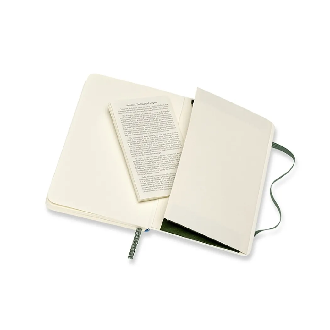 Classic Soft Cover Notebook Pocket Myrtle Green