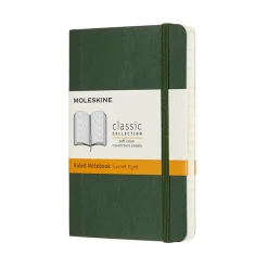 Classic Soft Cover Notebook Pocket Myrtle Green