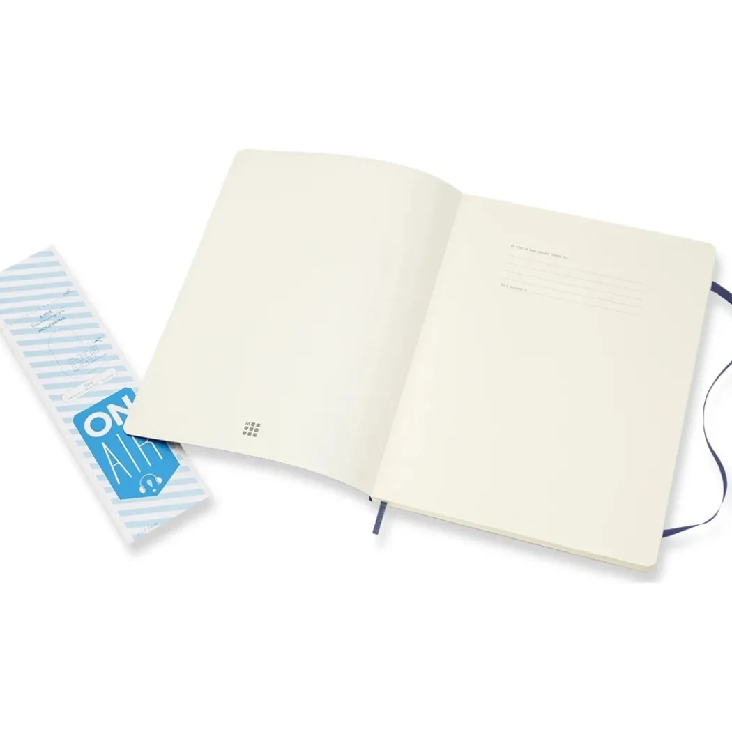 Classic Soft Cover Notebook XL Blue Linjerad