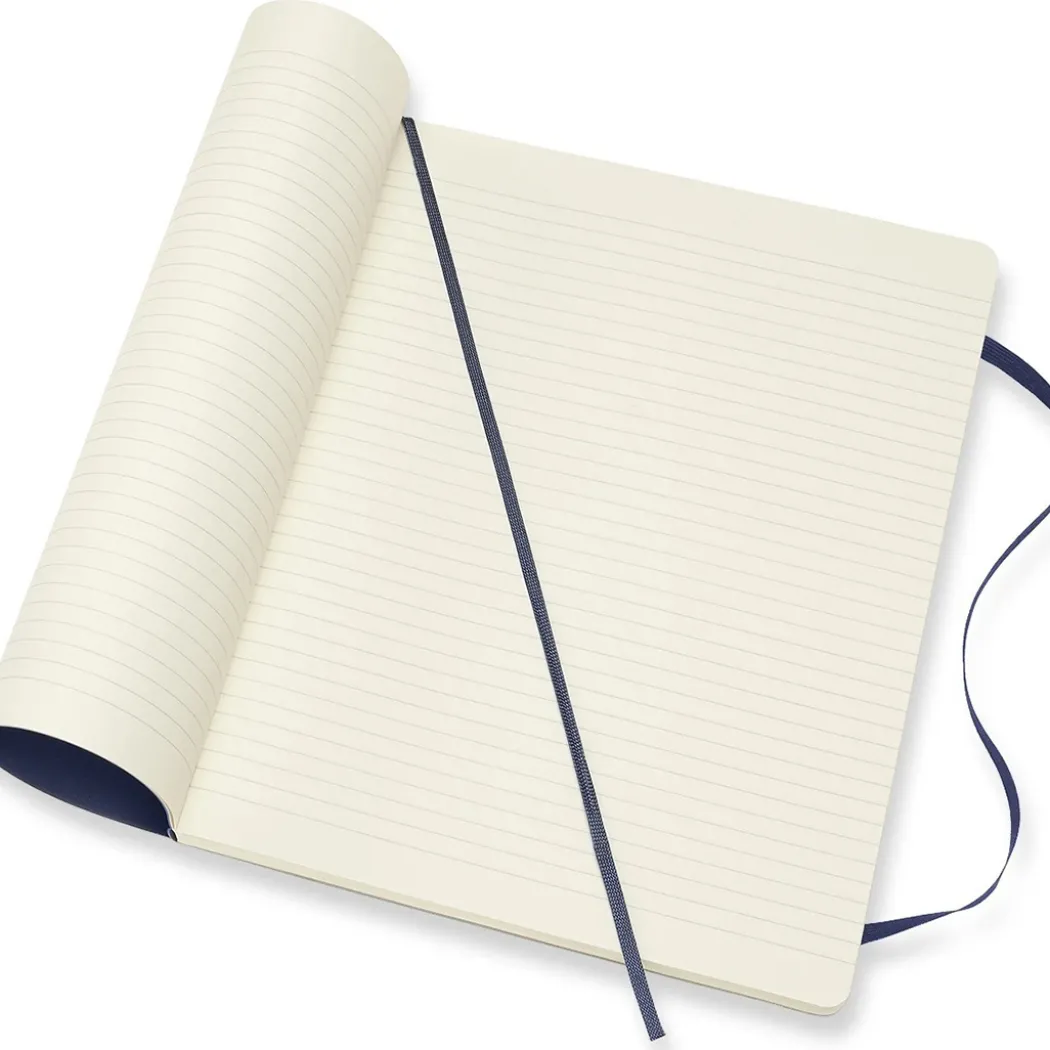 Classic Soft Cover Notebook XL Blue Linjerad
