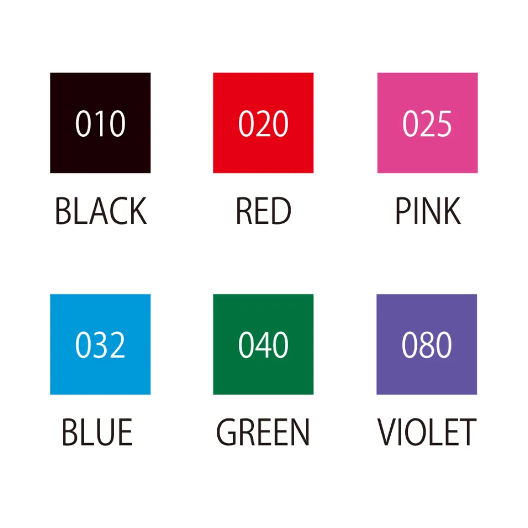 Clean Color DOT Pen 6-set