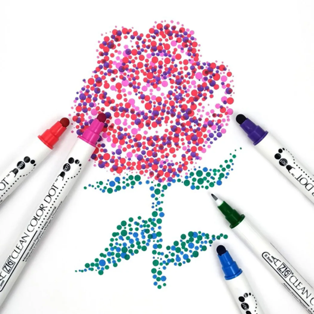 Clean Color DOT Pen 6-set