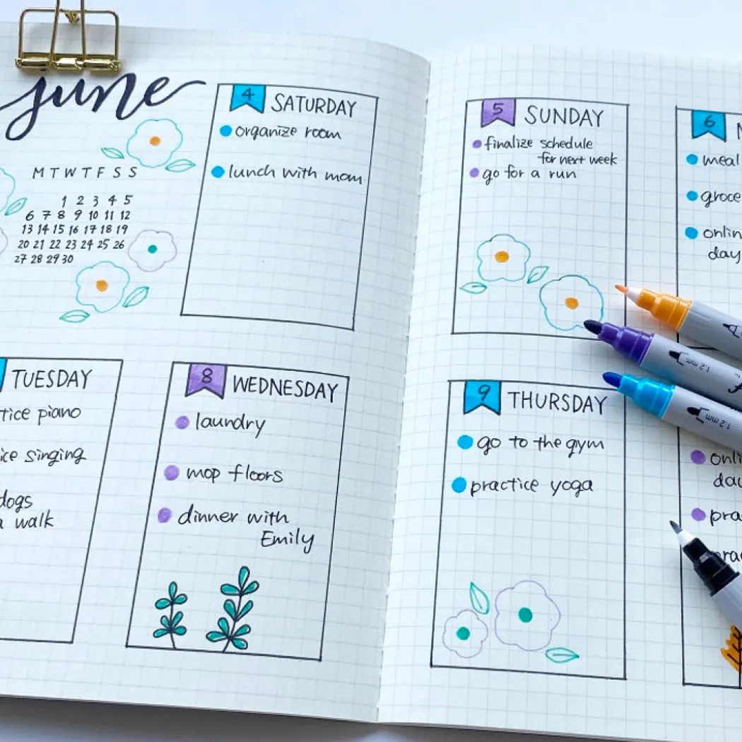 Clean Color DOT Pen 6-set