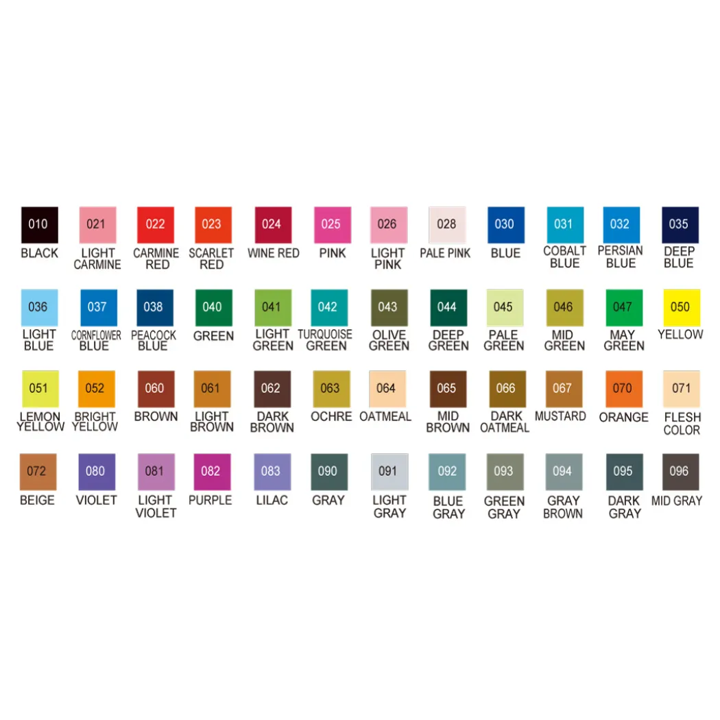 Clean Color Real Brush 48-set