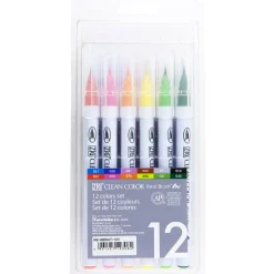 Clean Color Real Brush 12-set