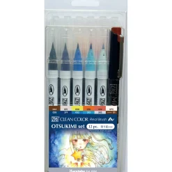 Clean Color Real Brush 12-set Otsukimi Colors