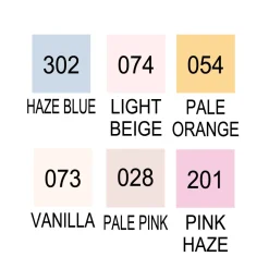Clean Color Real Brush 6-set Portrait Colors I