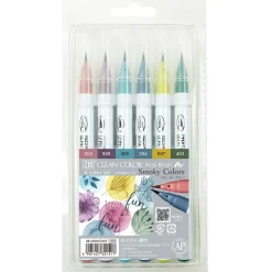 Clean Color Real Brush 6-set Smokey Colors