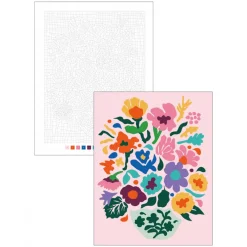 Color by Numbers: Flowers
