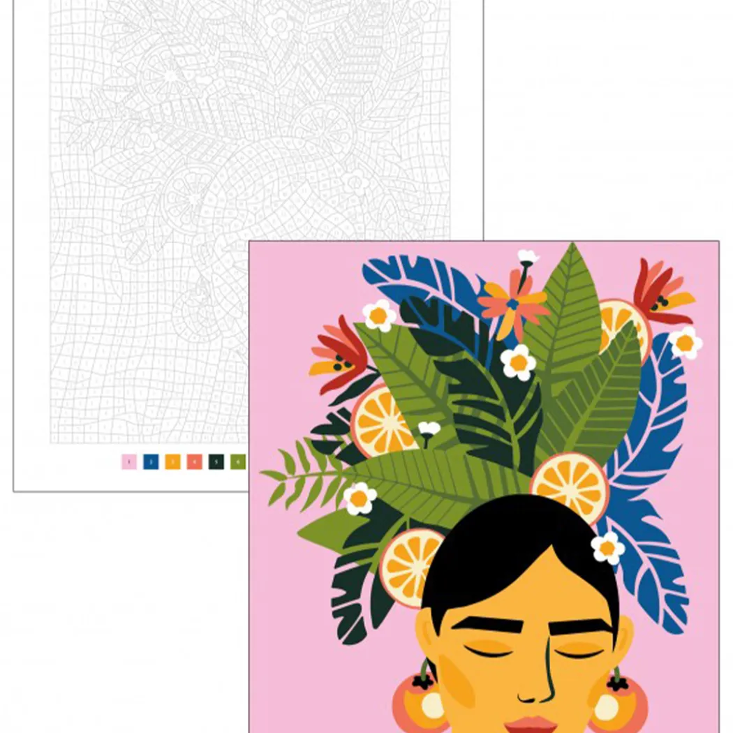 Color by Numbers: Flowers