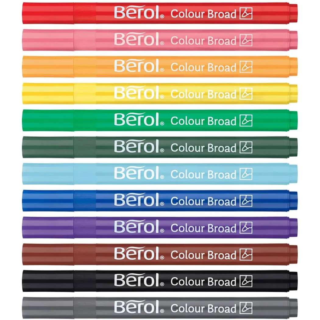 Colour Broad Tip 12-pack (3 år+)