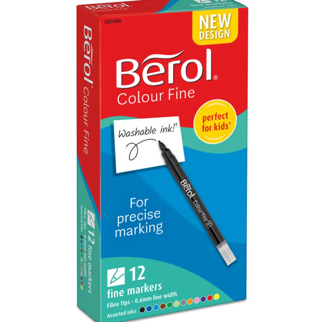 Colour Fine Tip 12-pack (3 år+)