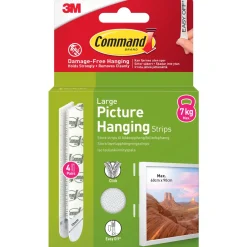 Command Tavelupphängning Strips Large