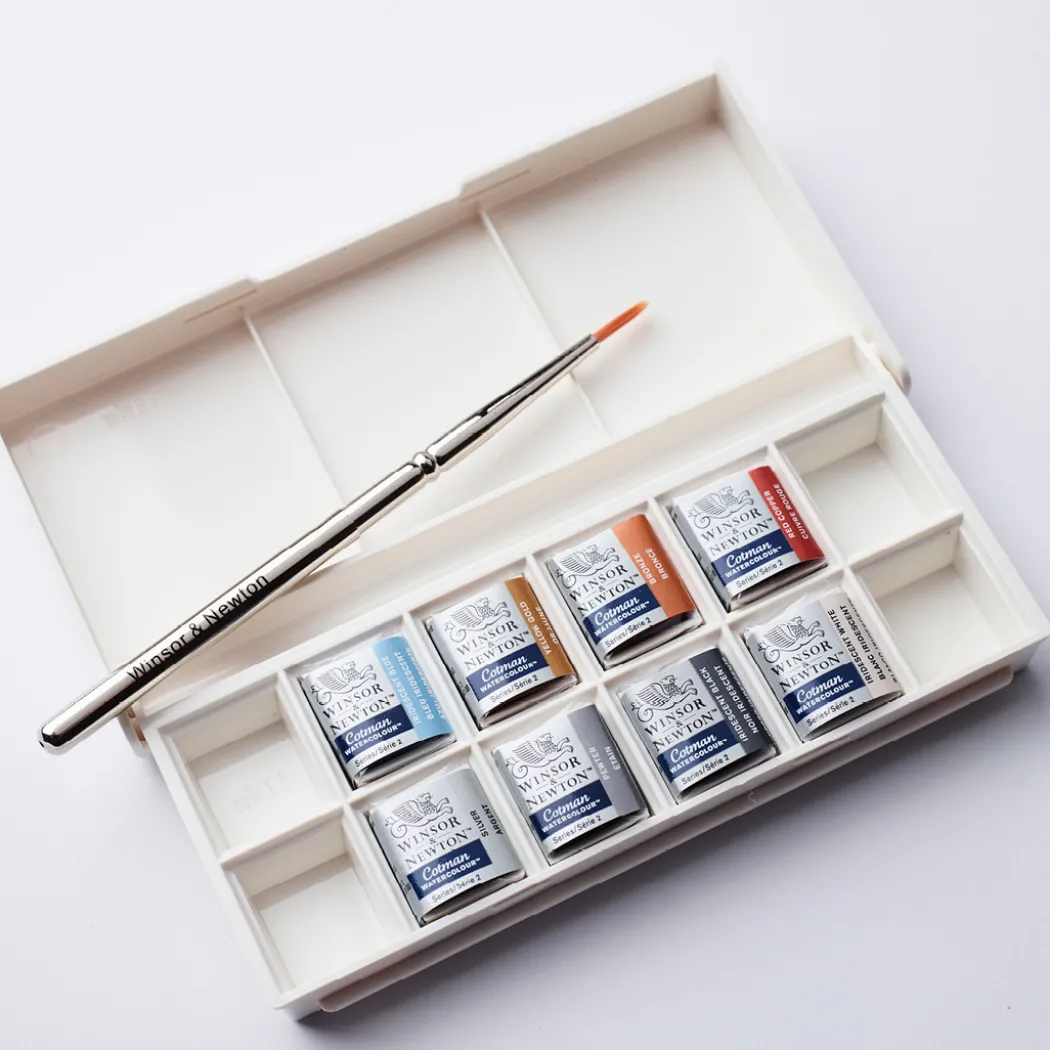 Cotman Akvarellfärg Metallic Set 8 ½ - koppar