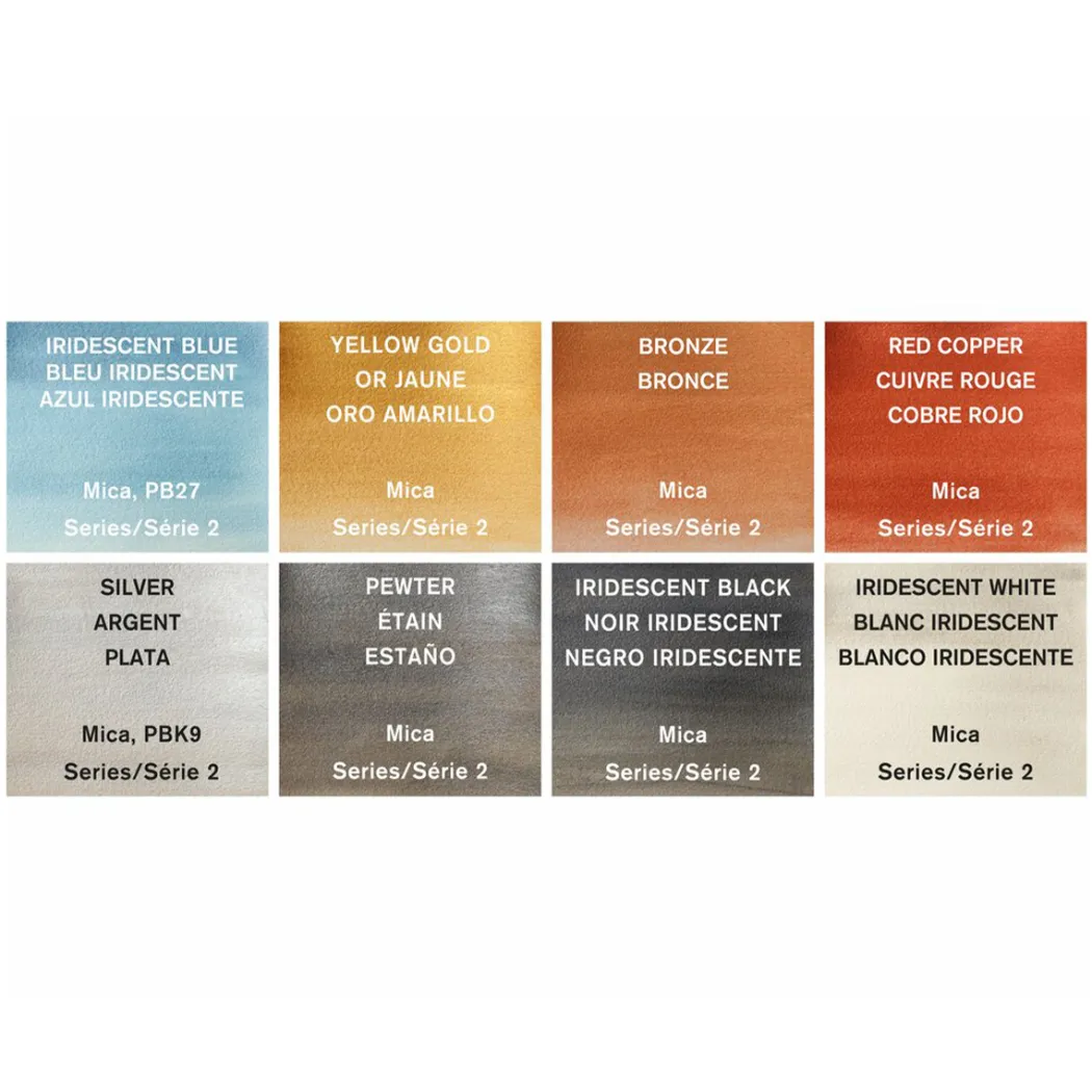 Cotman Akvarellfärg Metallic Set 8 ½ - koppar