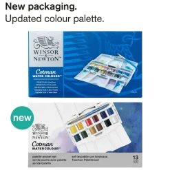 Cotman Akvarellfärg Pocket Box Plus 12 ½ - koppar