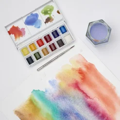 Cotman Akvarellfärg Sketchers Pocket Box 12 ½ - koppar