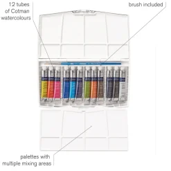 Cotman Akvarellfärg Tub 12x8 ml