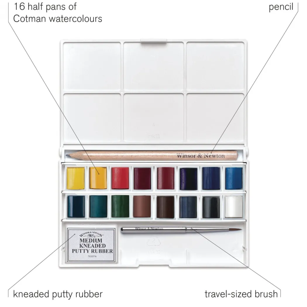 Cotman Akvarellset Deluxe Sketchers Pocket Box