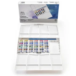 Cotman Akvarellset Paintingbox Plus 24 1/2-kopp